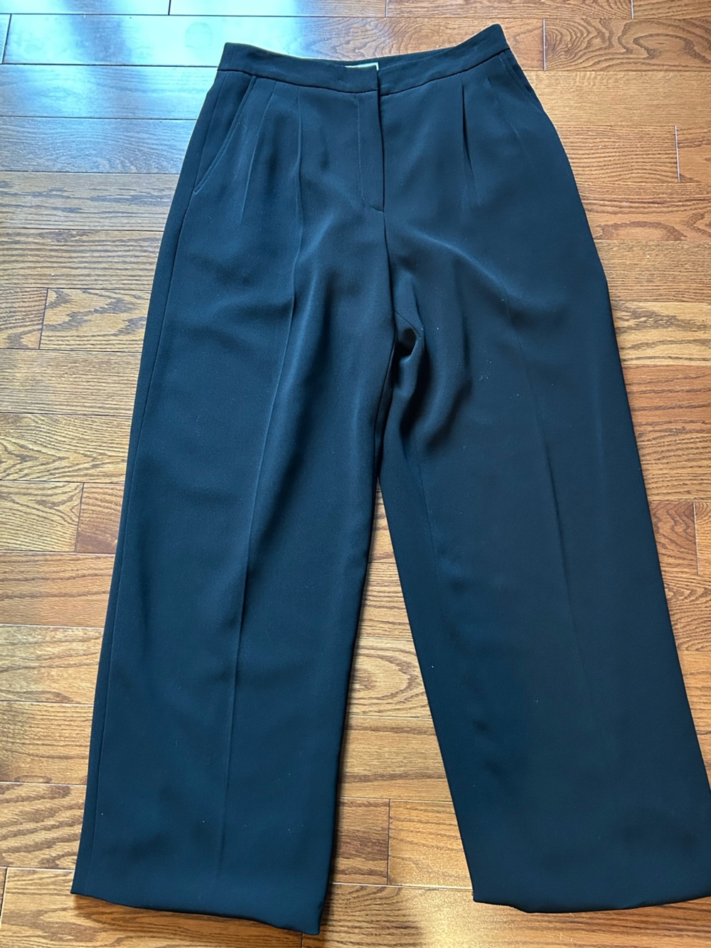 Josephine Chaus Black Womens pants with Waistband Detail Sz 10